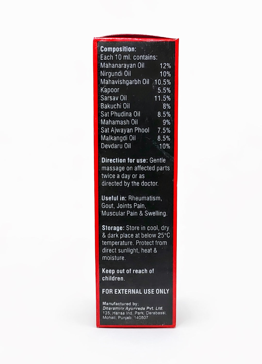 NB Pain Gone Ayurvedic pain oil